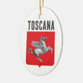 Wapen van Toscane, ITALIË Keramisch Ornament (Links)