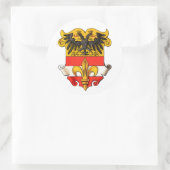 Wapen van Triëst 1467-1919 Ronde Sticker (Tas)