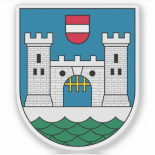 Wapen van Wels, Oostenrijk Sticker