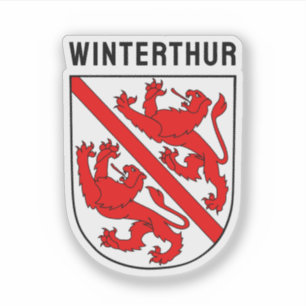 Wapen van Winterthur, Zwitserland Sticker