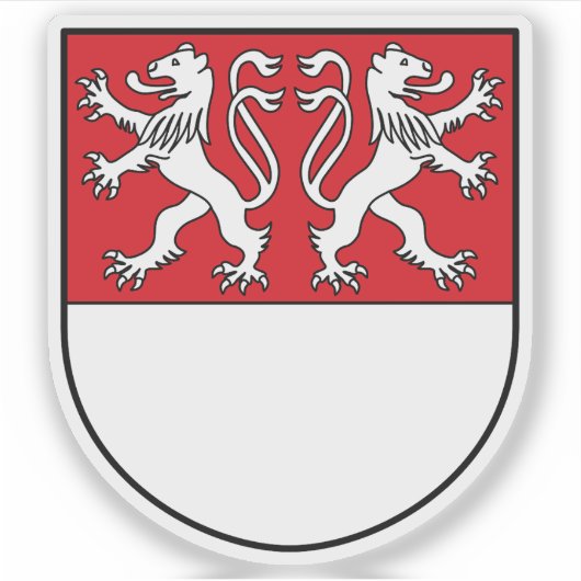 Wapen van Witten, Duitsland Sticker (Voorkant)