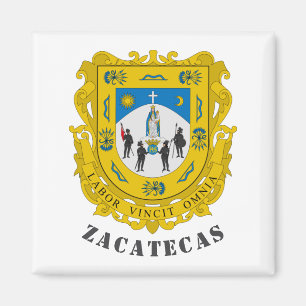 Wapen van Zacatecas, Mexico Magneet