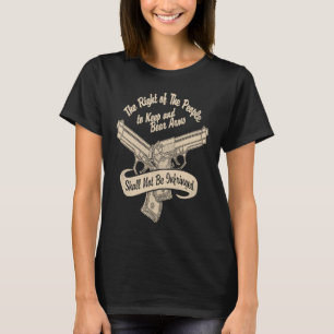 Wapenbeheersing mag niet worden geschonden 2e amen t-shirt