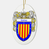 Wapenbekleding van Cortez Keramisch Ornament (Links)