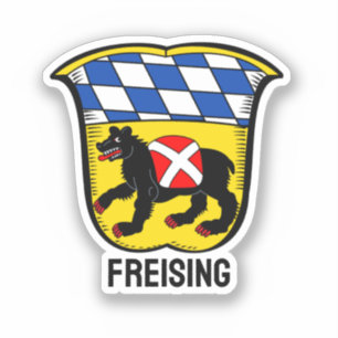 Wapenbekleding van Freising, Duitsland Sticker