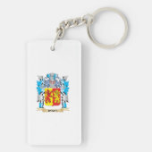 Wapenbekleding van Hynes - gezinscrest Sleutelhanger (achterkant)