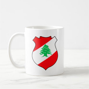 Wapenbekleding van Libanon Koffiekoffie-Mok Koffiemok