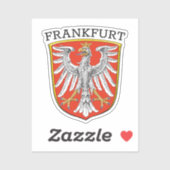 Wapenbezit van Frankfurt - DUITSLAND Sticker (Vel)