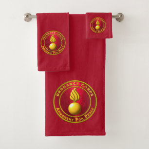 Wapencorps bad handdoek