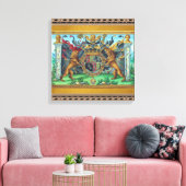 Wapendoek Canvas Afdruk (Insitu (Woonkamer))