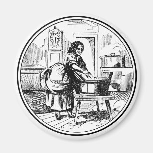 Wapenhuiswaskamer Illustratie Wit Magneet