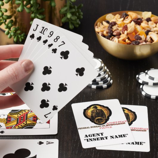 Wapeningsautoriteit: de FBI is corrupt Pokerkaarten (Insitu)