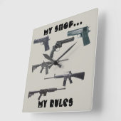 Wapenkoeling Vierkante Klok (Hoek)