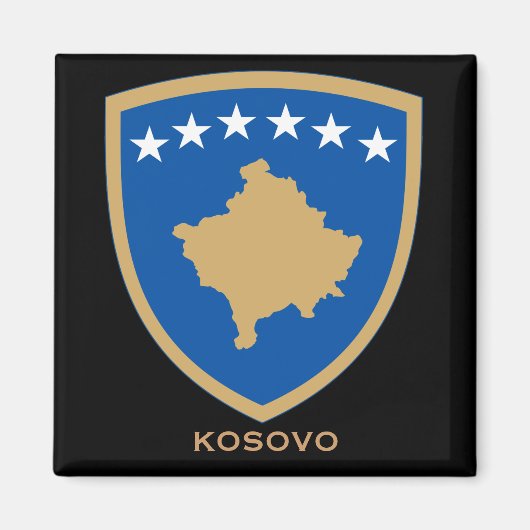 Wapenmagneet Kosovo Magneet (Voorkant)