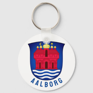 Wapenmantel Aalborg - DENEMARKEN Sleutelhanger