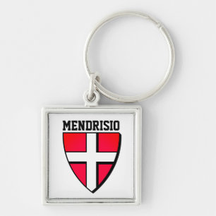 Wapenmantel Mendrisio - ZWITSERLAND Sleutelhanger