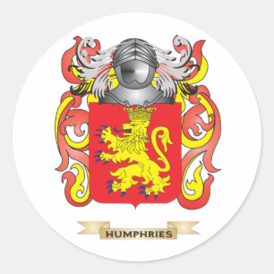 Wapenmat (familiekust) ronde sticker