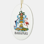 Wapenmunt - Bahama's Keramisch Ornament (Links)