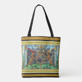 Wapenmunt Canvas tas (Achterkant)