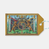 Wapenmunt Label Gift Cadeaulabel (Voorkant (Horizontaal))