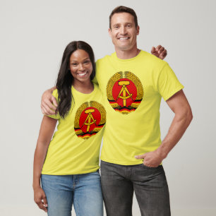 Wapenmunt Oost-Duitsland Officieel symbool heraldr T-shirt