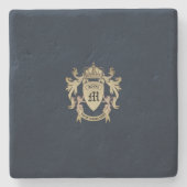 Wapenmunt Stenen Onderzetter (Voorkant)