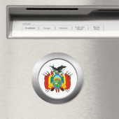 Wapenmunt van bolivia magneet (Insitu (Vaatwasser))