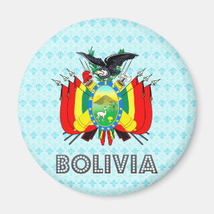 Wapenmunt van bolivia magneet