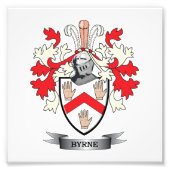 Wapenmunt van Byrne Foto Afdruk (Voorkant)