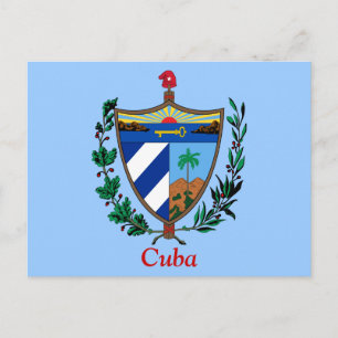 Wapenmunt van Cuba Briefkaart