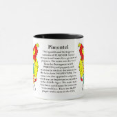 Wapenmunt van de familie Pimentel Mok (Midden)