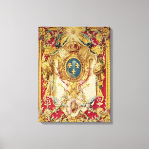 Wapenmunt van de Franse Koninklijke Familie Canvas Afdruk