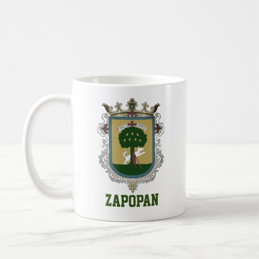 Wapenmunt van de Mok Zapopan - Mexico - koffie (Links)