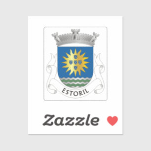Wapenmunt van Estoril, Portugal Sticker