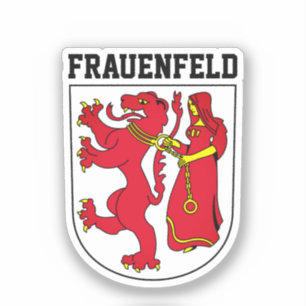 Wapenmunt van Frauenfeld, Zwitserland Sticker