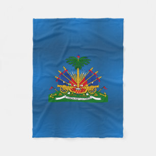 Wapenmunt van Haïti Fleece Deken