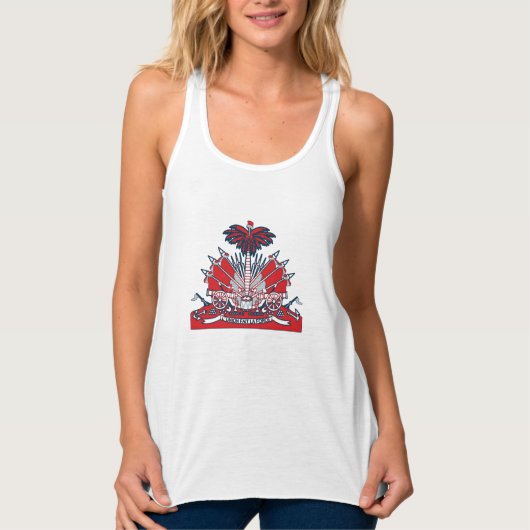 Wapenmunt van Haïti Tanktop (Voorkant)