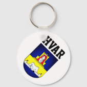 Wapenmunt van Hvar - Kroatië Sleutelhanger (Achterkant)