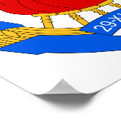 Wapenmunt van Joegoslavië (1945-1992) Poster (Hoek)