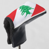 Wapenmunt van Libanon Golfheadcover (3/4 voorkant)