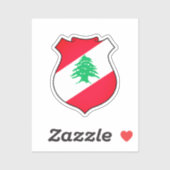Wapenmunt van Libanon Sticker (Vel)