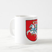 Wapenmunt van Litouwen Koffiemok (Voorkant links)