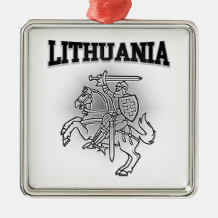 Wapenmunt van Litouwen Metalen Ornament