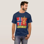 Wapenmunt van Noorwegen T-shirt (Voorkant volledig)