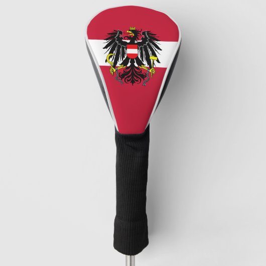 Wapenmunt van Oostenrijk Golfheadcover (Voorkant)