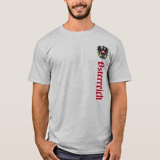 Wapenmunt van Oostenrijk T-shirt (Voorkant)