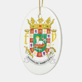 Wapenmunt van Puerto Rico Keramisch Ornament (Links)