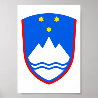 Wapenmunt van Slovenië Poster