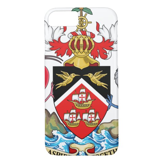Wapenmunt van Trinidad en Tobago Case-Mate iPhone Case (Achterkant)