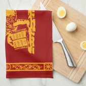 Wapenmunt van Venetië Theedoek (Quarter Fold)